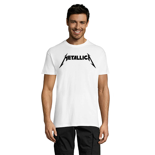Metallica férfi póló fehér M