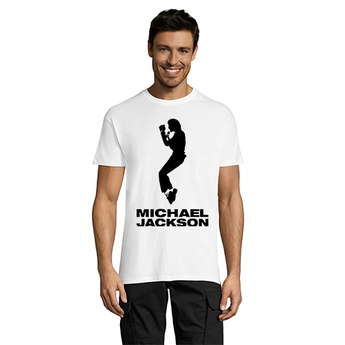 Michael Jackson férfi póló, fehér XS