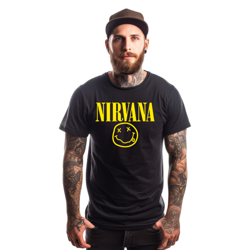 Nirvana 2 férfi póló fehér 2XL