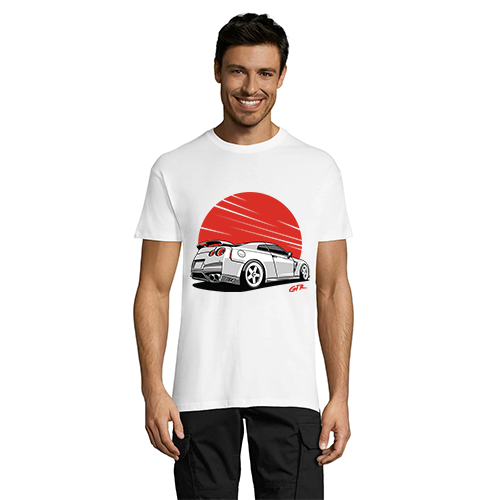 Nissan - GTR R35 férfi póló, fehér S