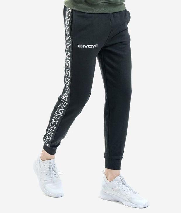 PANTALONE FELPA BAND melegítőnadrág fekete 2XL