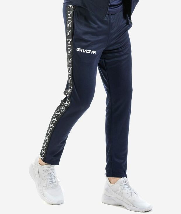 PANTALONE TRICOT BAND kék XS