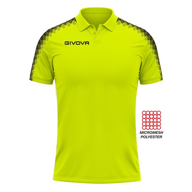 POLO CLUB pólóing fluo sárga/fekete 2XL