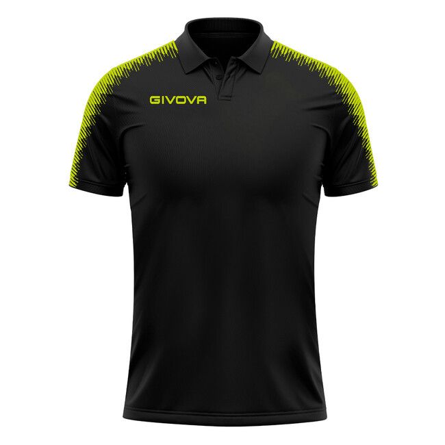 POLO CLUB pólóing fekete/fluo sárga 2XL