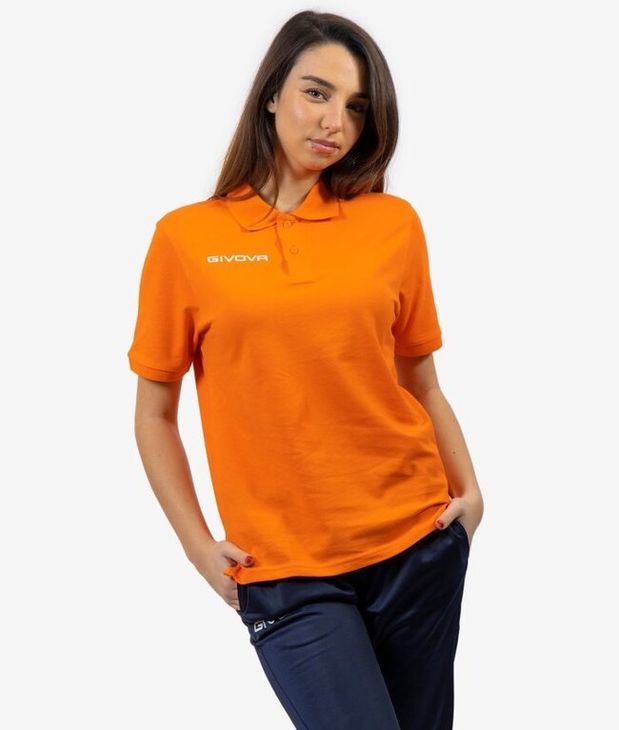 POLO COTONE PIQUET SUMMER pólóing narancs 2XL