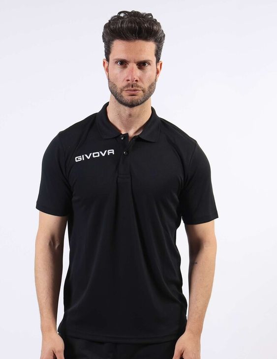 POLO POCKET NERO Tg. 2XL