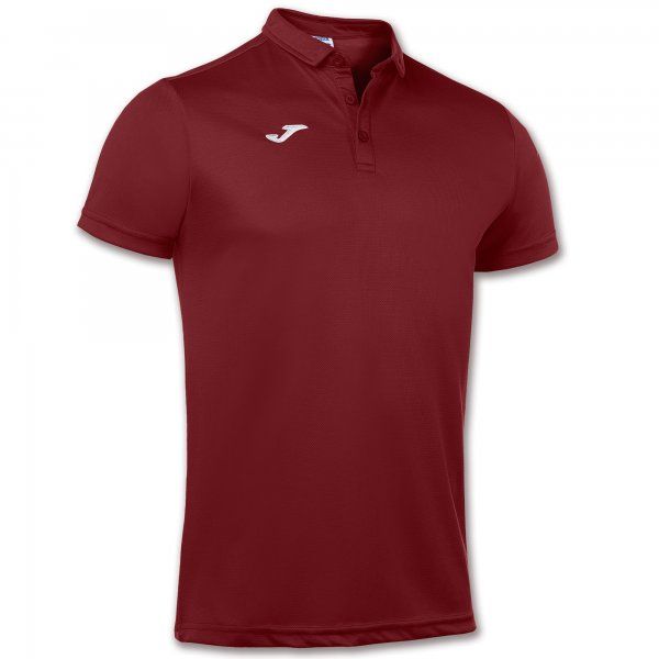 HOBBY SHORT SLEEVE POLO SHIRT pólóing Burgundia 2XL