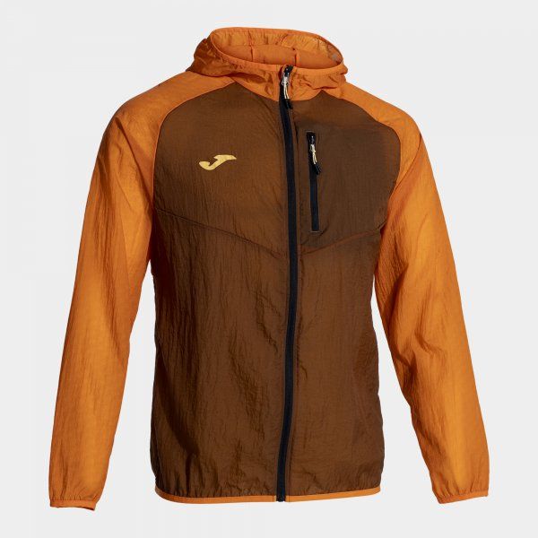 R- TRAIL NATURE RAINCOAT kabát barna L