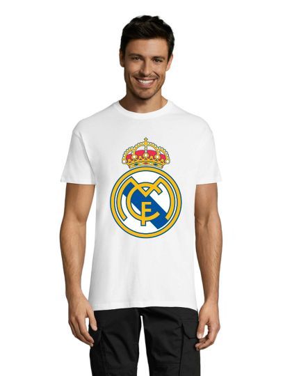 Real Madrid férfi póló, fehér L