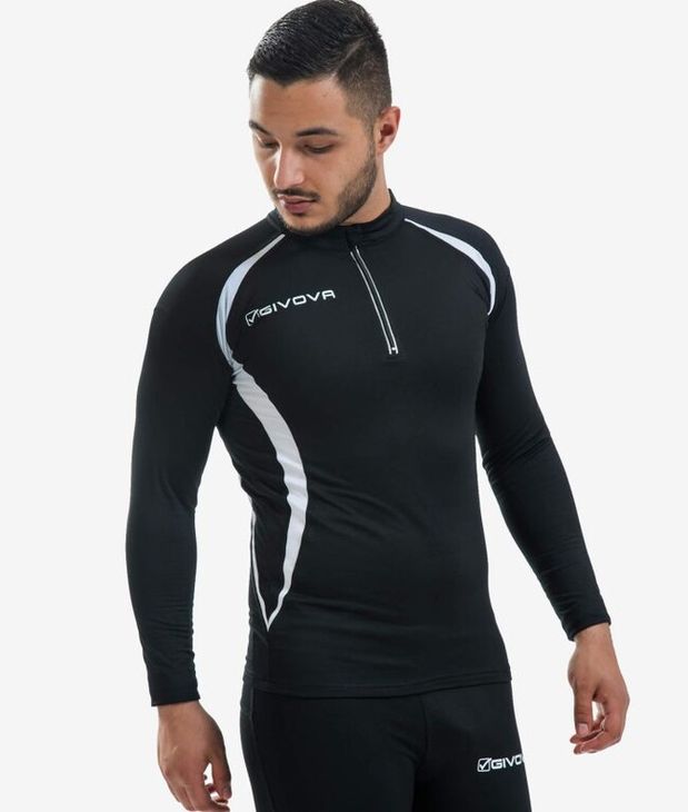 RUNNING LONG SHIRT hosszú ujjú póló fekete S