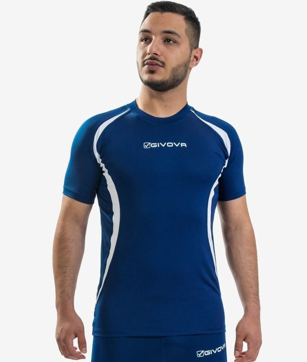 RUNNING SHIRT póló kék/fehér L