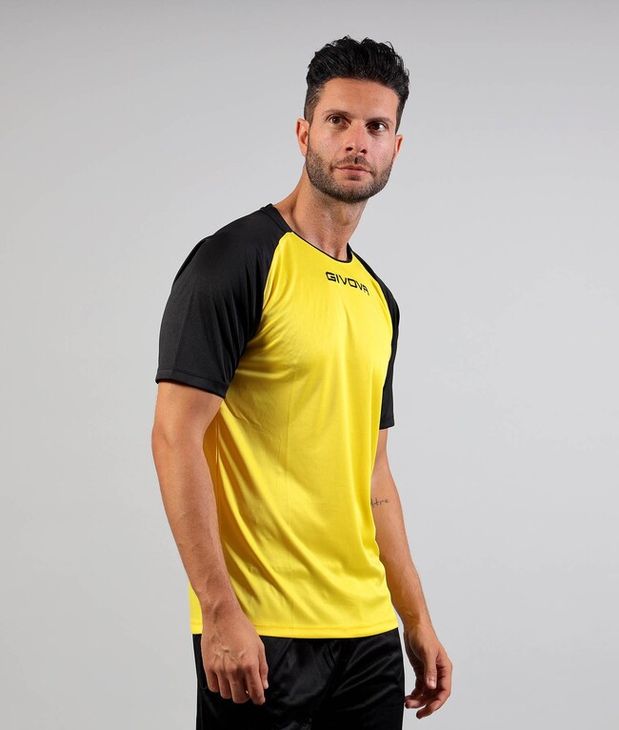 SHIRT CAPO INTERLOCK mez sárga/fekete 3XL