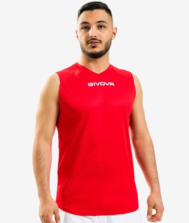 SHIRT SMANICATO GIVOVA ONE sport aláöltözet piros 2XL