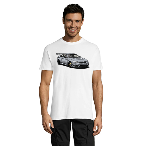 Sport BMW férfi póló fehér 4XL