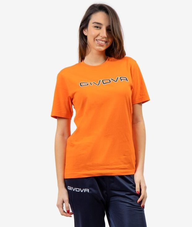 T-SHIRT COTONE SPOT rövid ujjú póló fluo narancs S