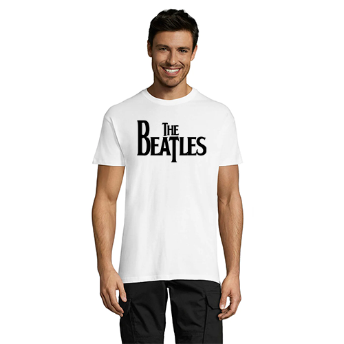 The Beatles férfi póló, fehér S