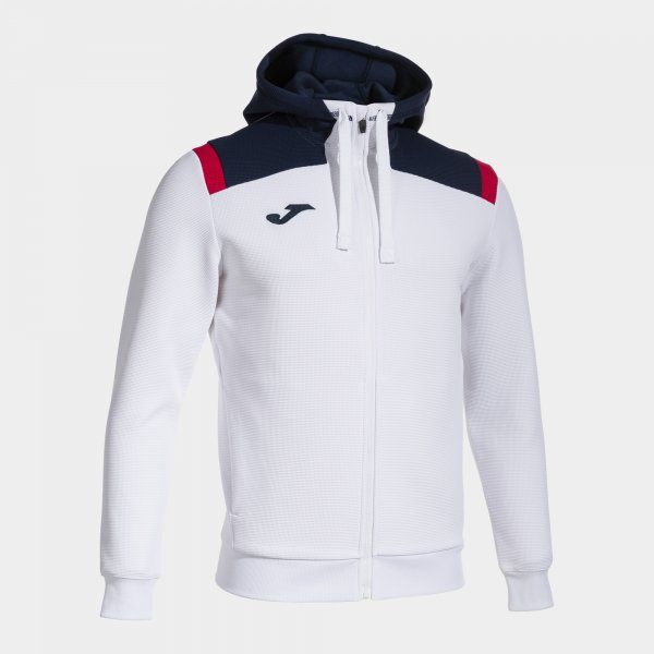 TOLEDO  ZIP-UP HOODIE WHITE NAVY L