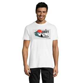 Toyota Supra Drift férfi póló fehér 2XL
