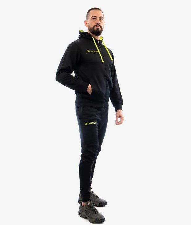 TUTA KING 4 SEASONS együttes fekete/fluo sárga 3XL