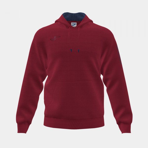 URBAN STREET HOODIE pulóver burgundia M